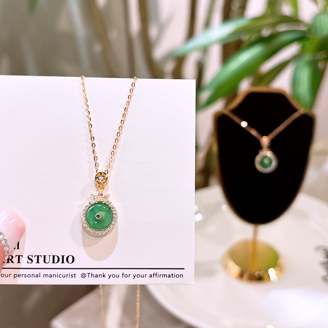 Low Allergy Silver Jasper Necklace Unique Mother's Birthday Silver