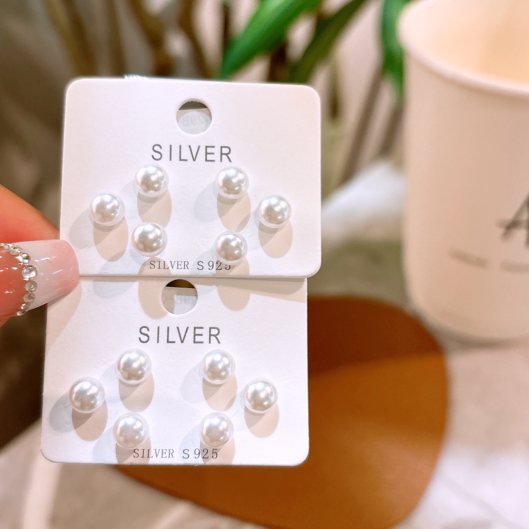 High Polish Silver Earrings Pure Wedding Registration Gold