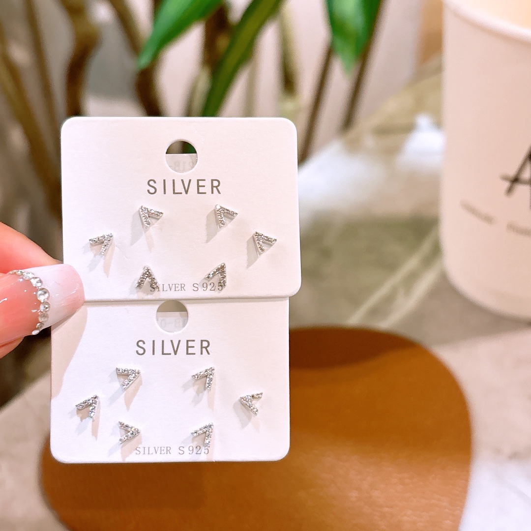 925 Silver Earrings Gentle Mother's Day Silver