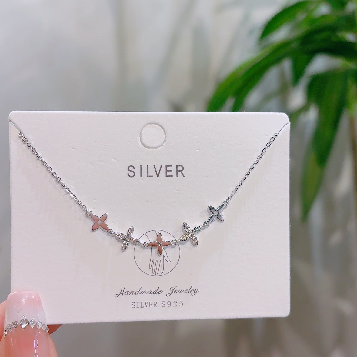 甘辛ニッケル無添加銀ブレスレットゴールド デート