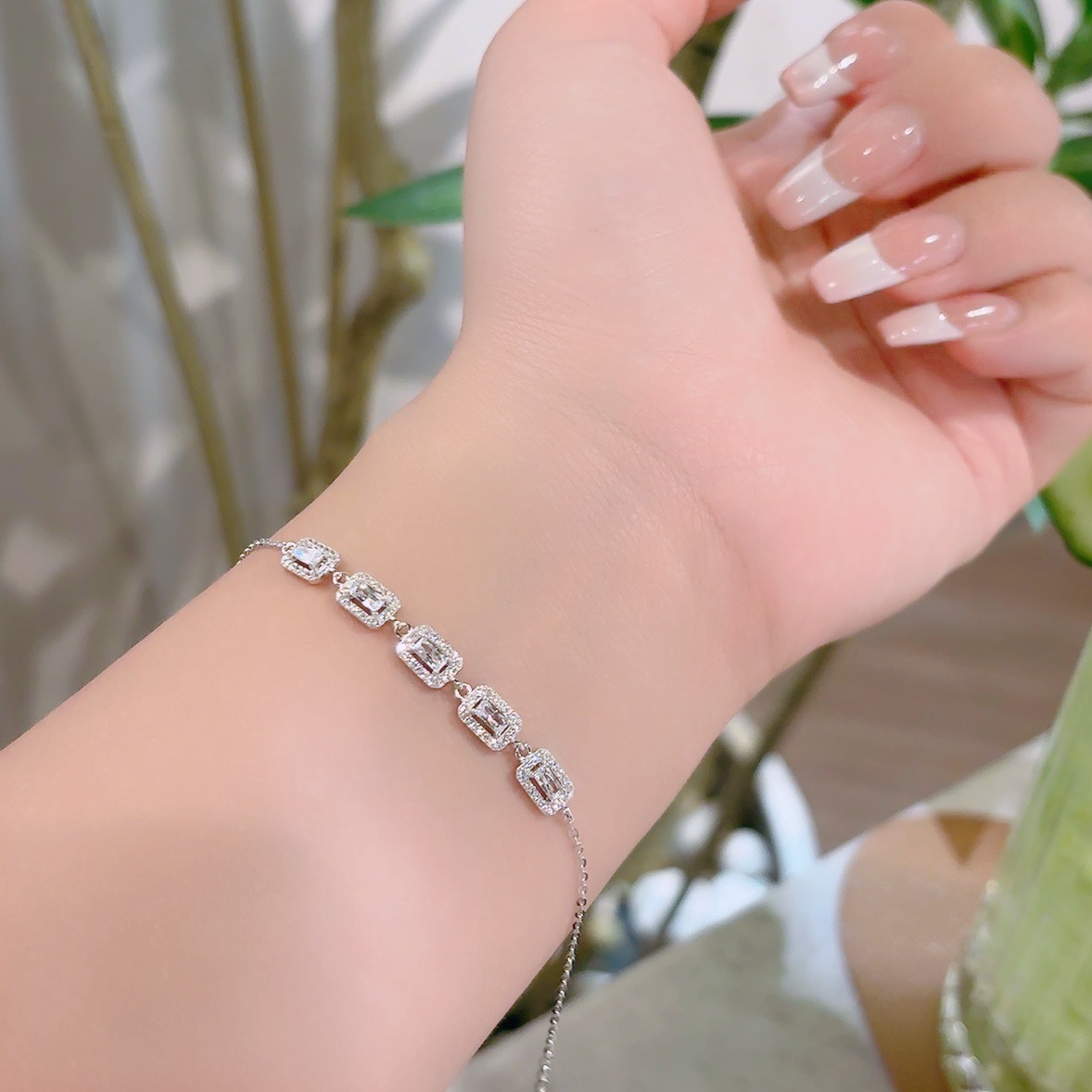 ファッション純銀ブレスレットゴールド 告白