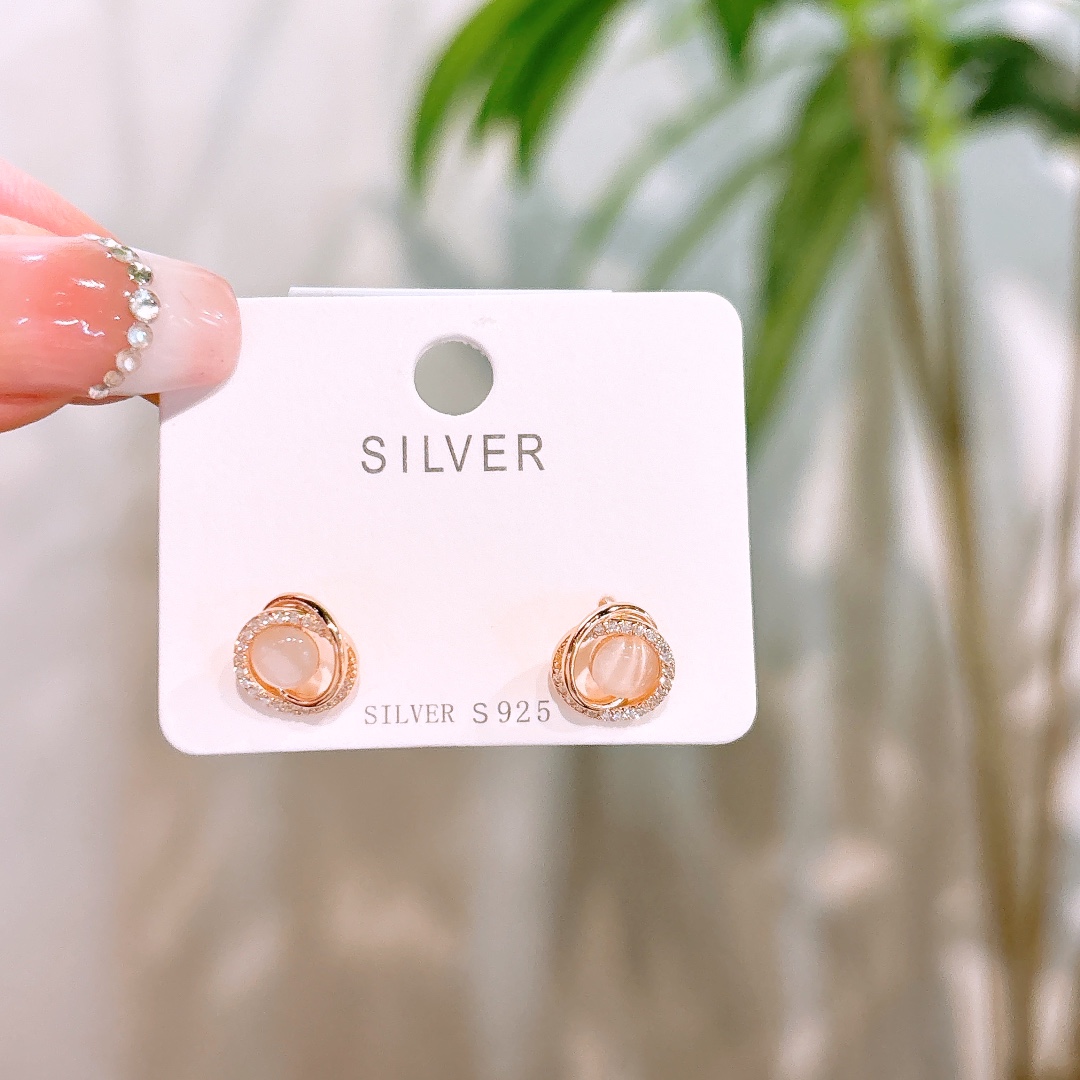 Nickel Free Silver Earrings Cute Travel Gold