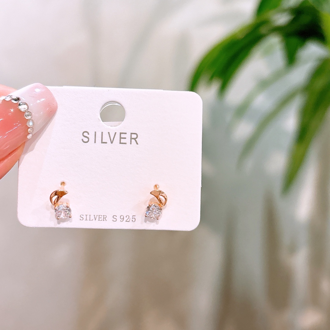 Nickel Free Silver Earrings Precision Proposal Gold