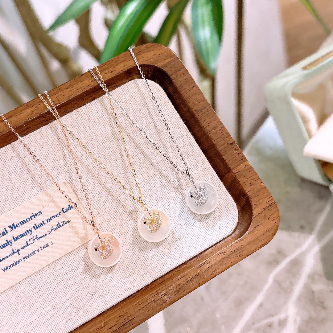 レトロ高品質シルバーネックレスシルバー 誕生日