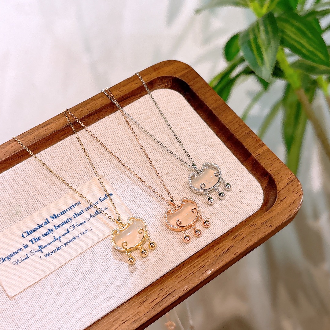 インスタ風ニッケル無添加銀ネックレスシルバー 晩餐会