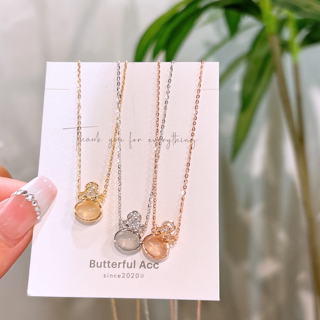 Hypoallergenic Silver Necklace Delicate Office Silver