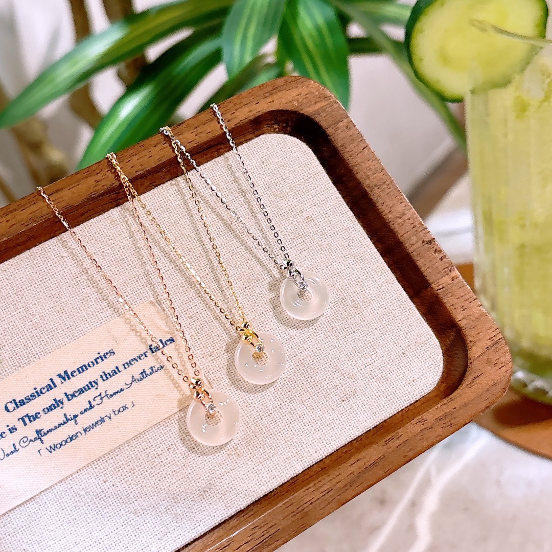 ファッション925シルバーネックレスゴールド 卒業