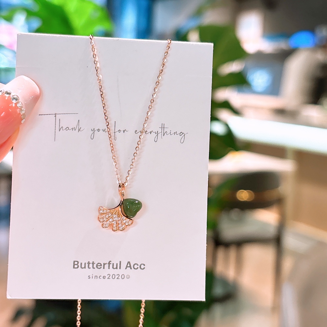 Low Allergy Silver Jasper Necklace Fashion Wedding Registration Silver