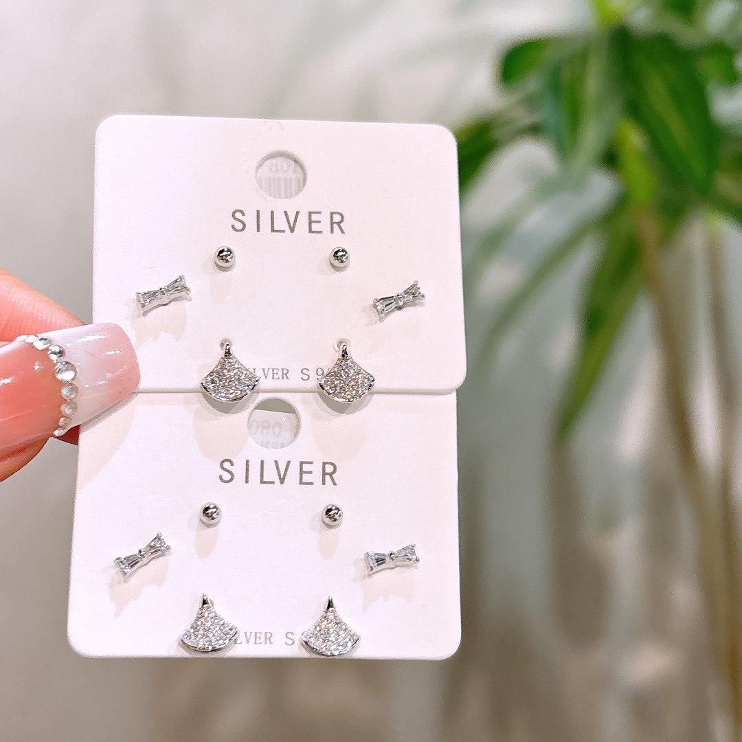 Nickel Free Silver Earrings Cute Housewarming Silver