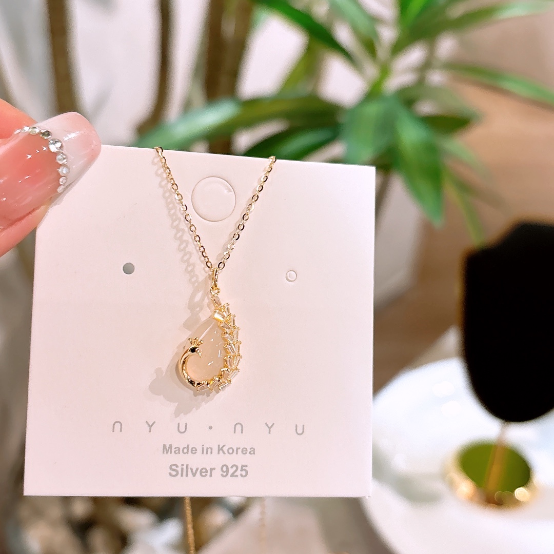 Solid Silver Necklace Minimalist Graduation Gold