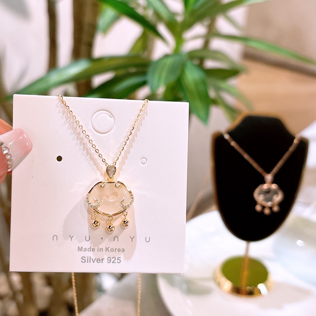 Nickel Free Silver Necklace Premium Travel Gold