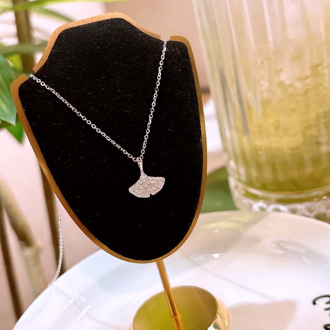 High Polish Silver Necklace Delicate Mother's Birthday Silver