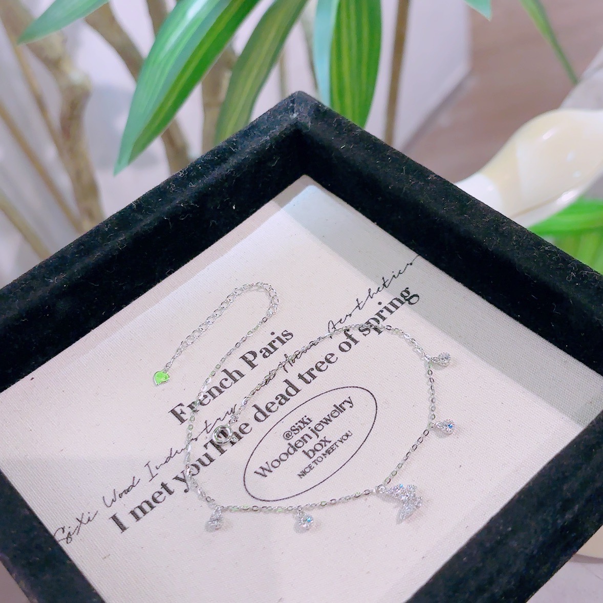 Hypoallergenic Silver Anklet Playful Gift for Her Gold