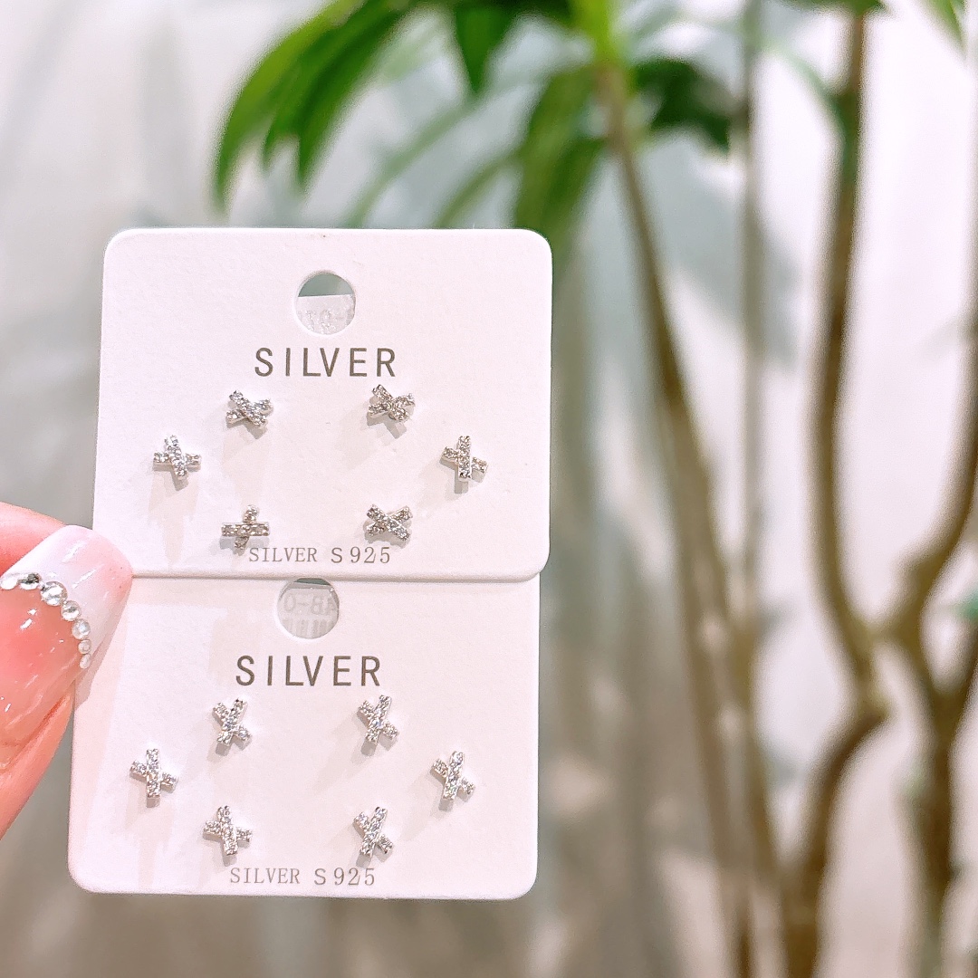 Nickel Free Silver Earrings Romantic Graduation Gold