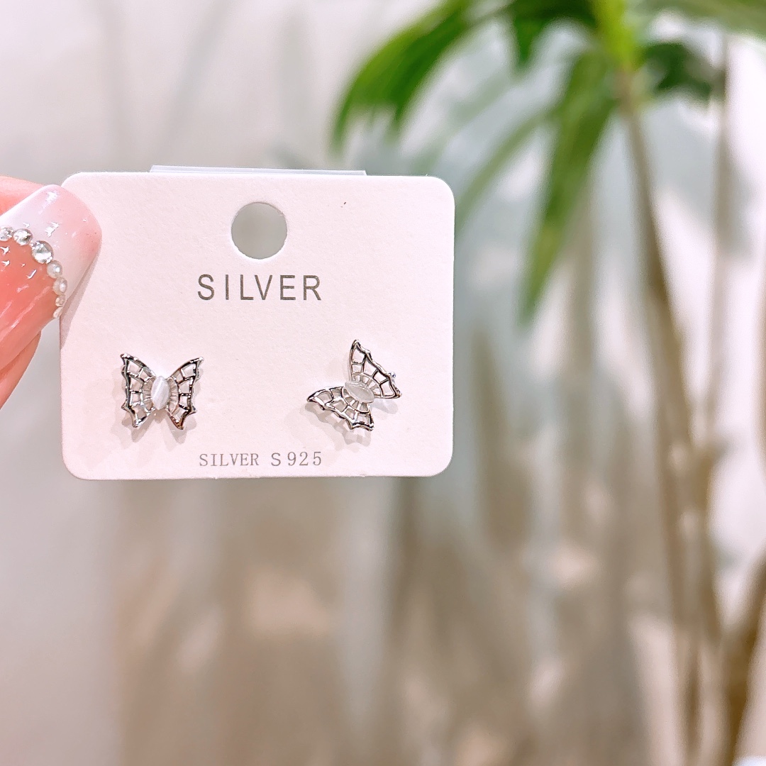 Low Allergy Silver Earrings Chic Spring Festival Gold