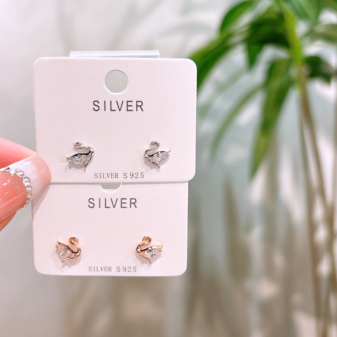 Fine Silver Earrings Elegant Office Silver