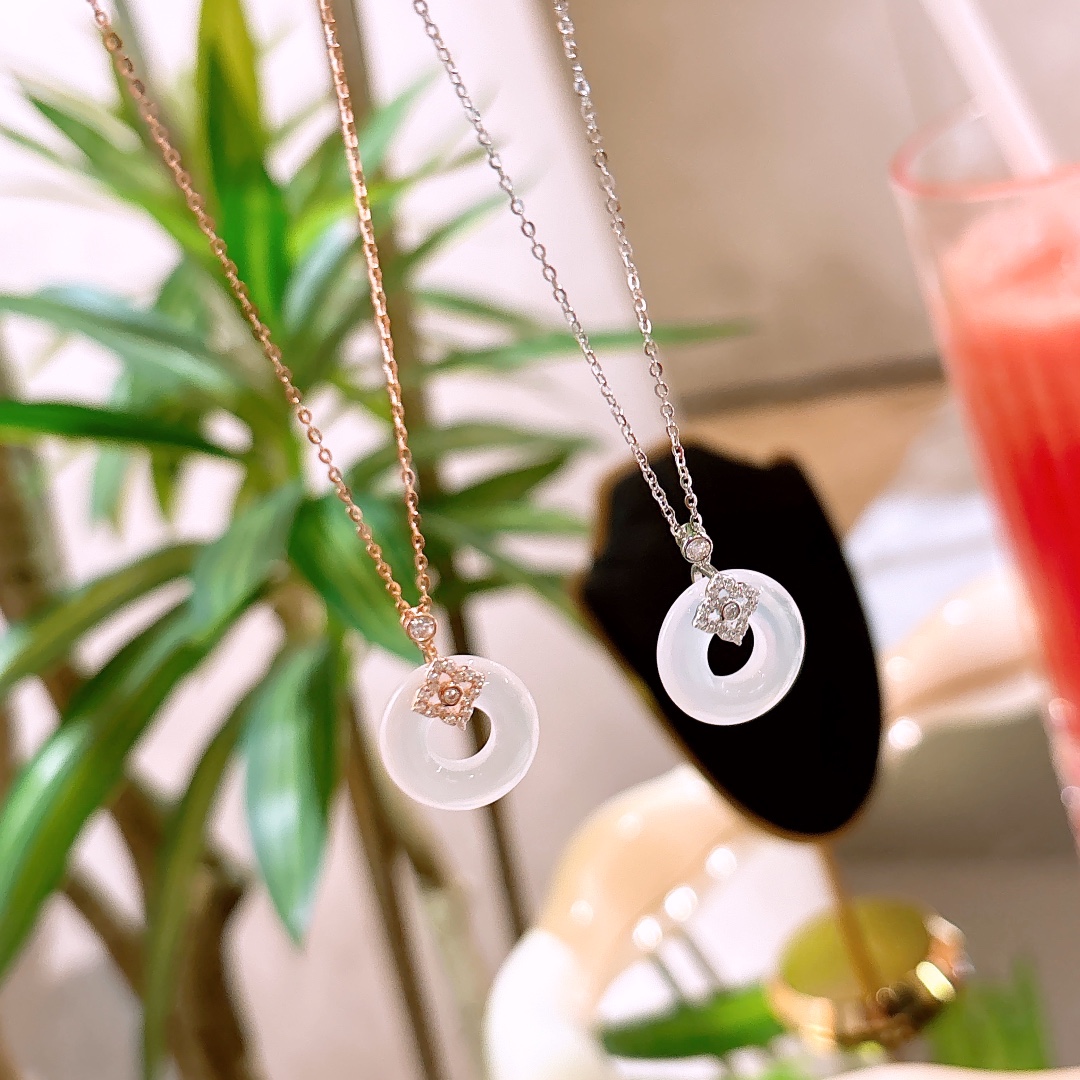 Low Allergy Silver Necklace Light Luxury Spring Festival Silver