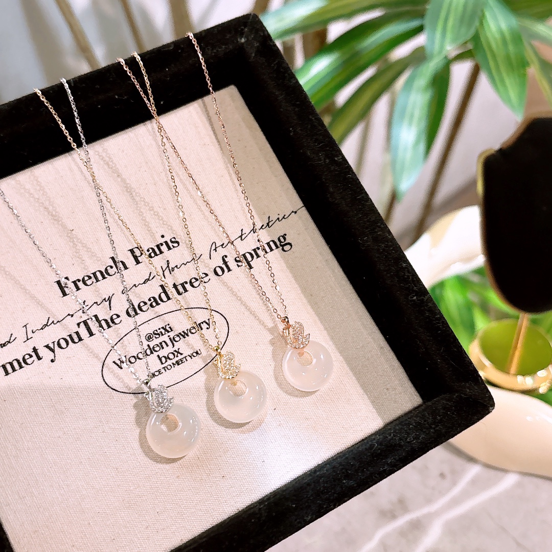 Solid Silver Necklace Romantic New Year Silver