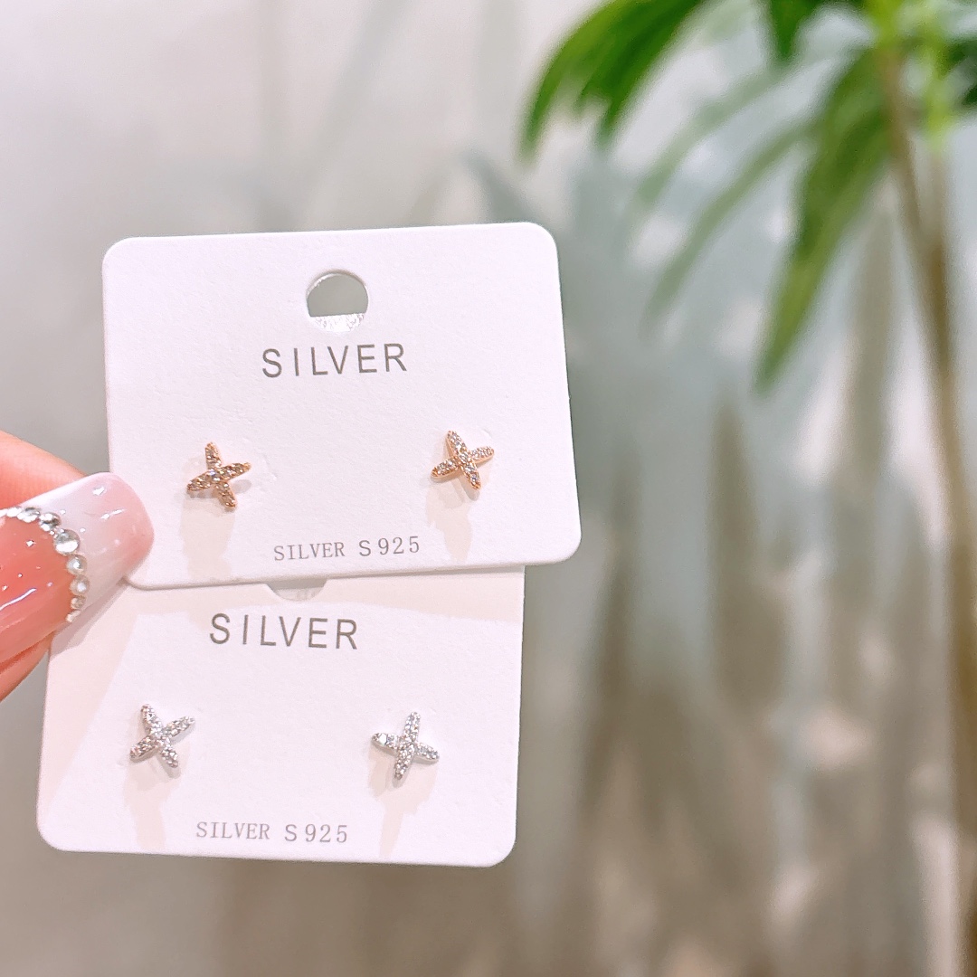 Solid Silver Earrings Dainty Workplace Silver