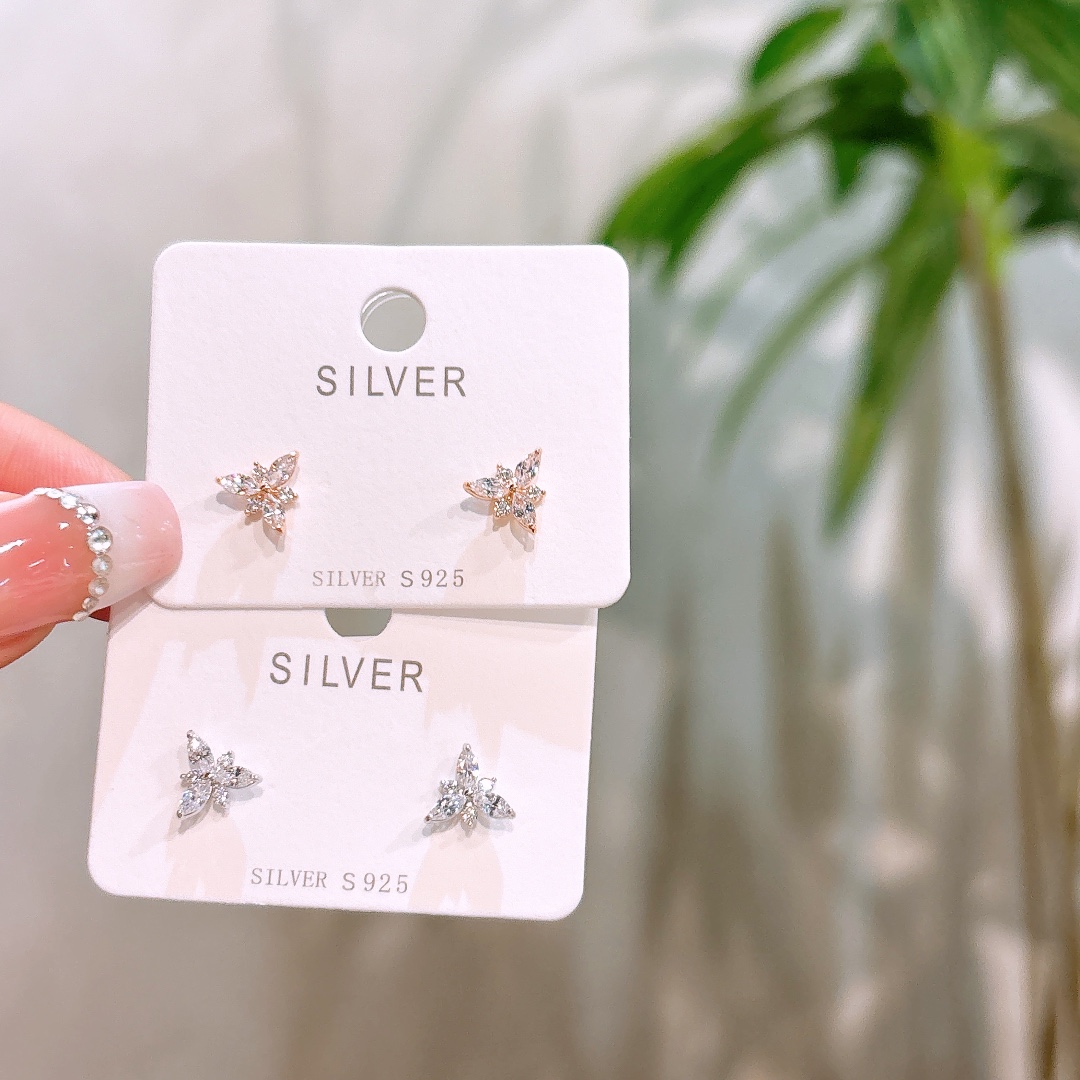 Hypoallergenic Silver Earrings Chic Proposal Gold