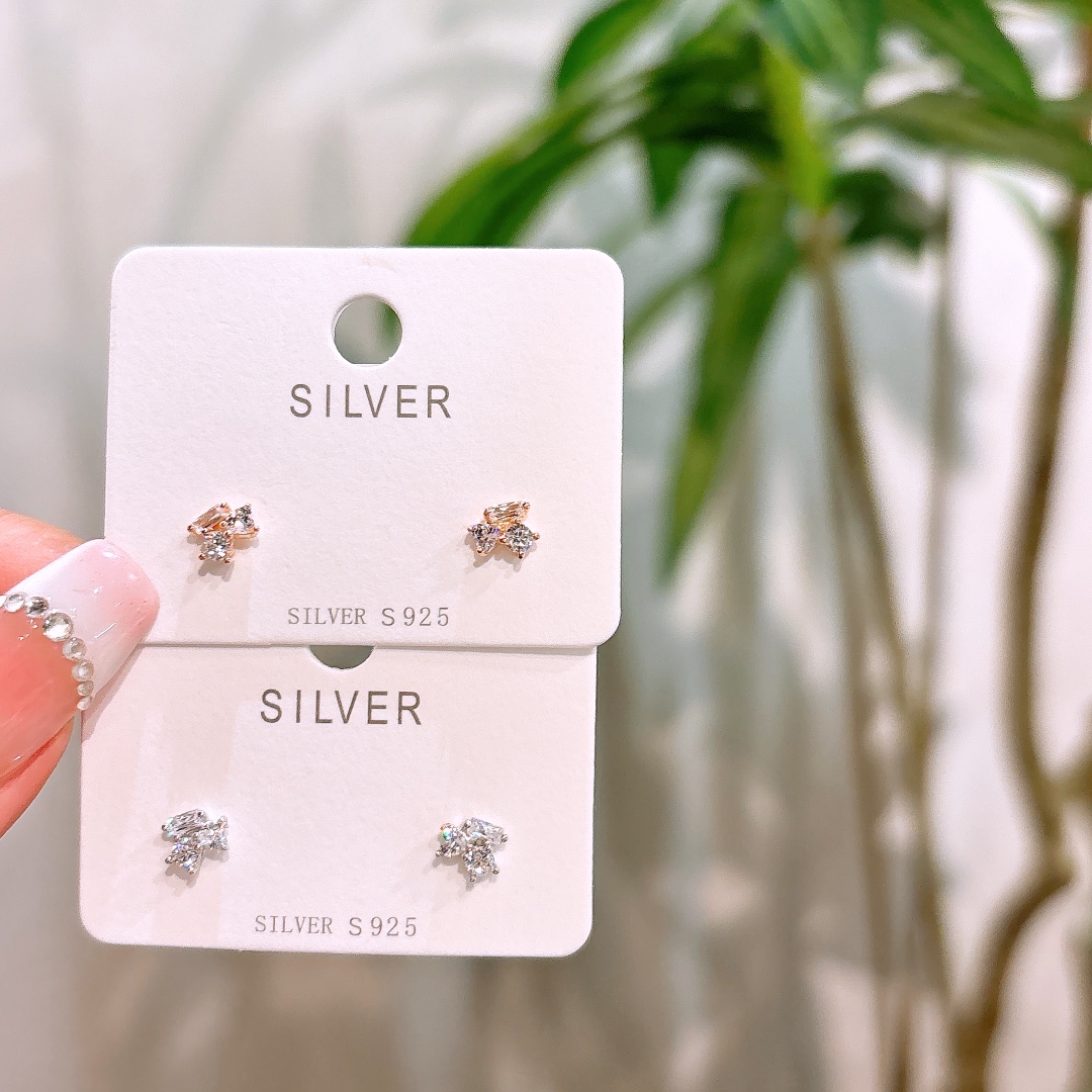 High Polish Silver Earrings Playful Teacher's Day Silver