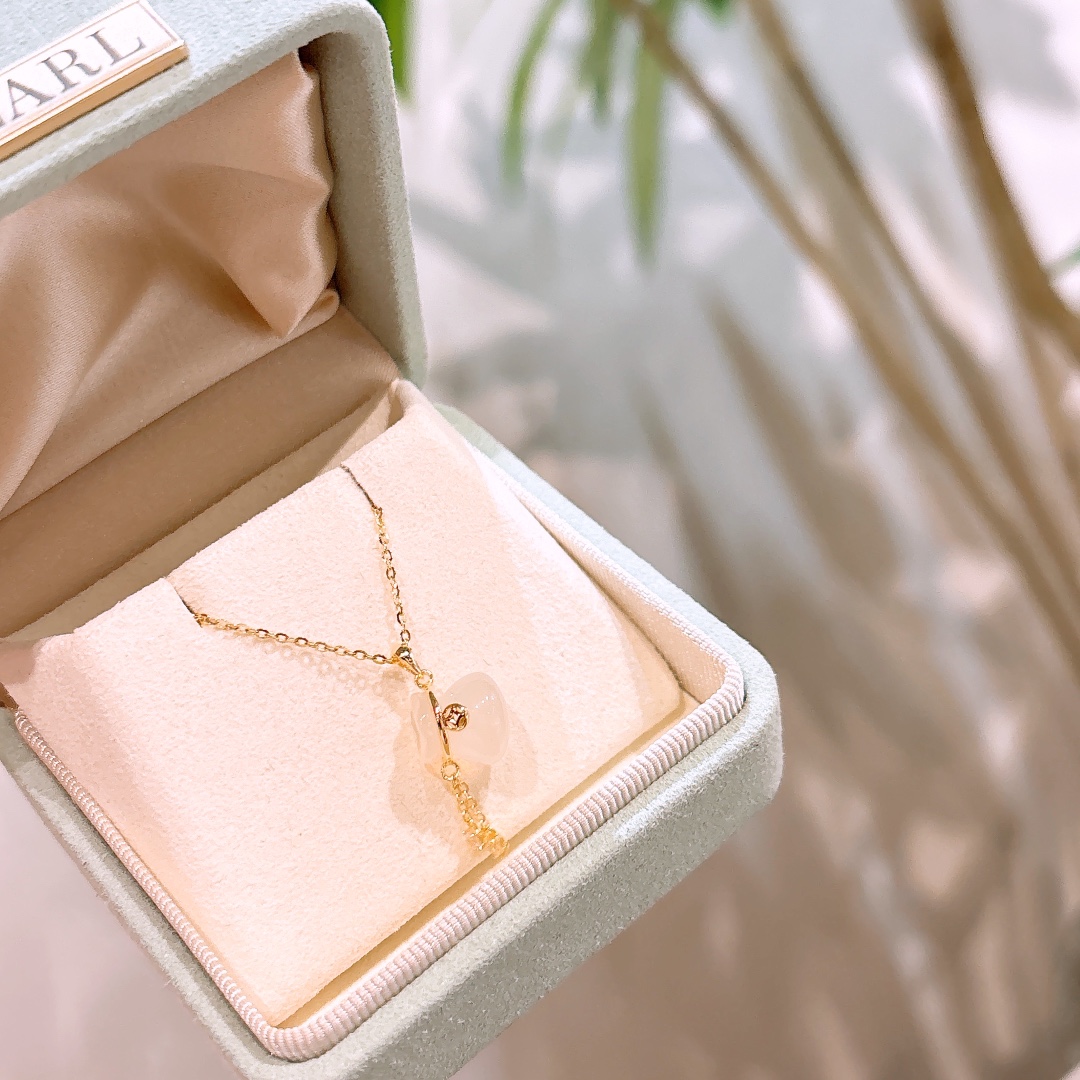 High Polish Silver Necklace Fashion Bestie Gift Gold