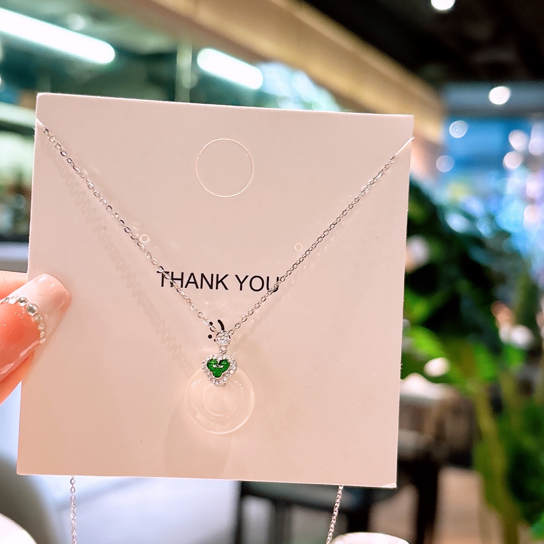 High Polish Silver Necklace Ins Style Housewarming Gold