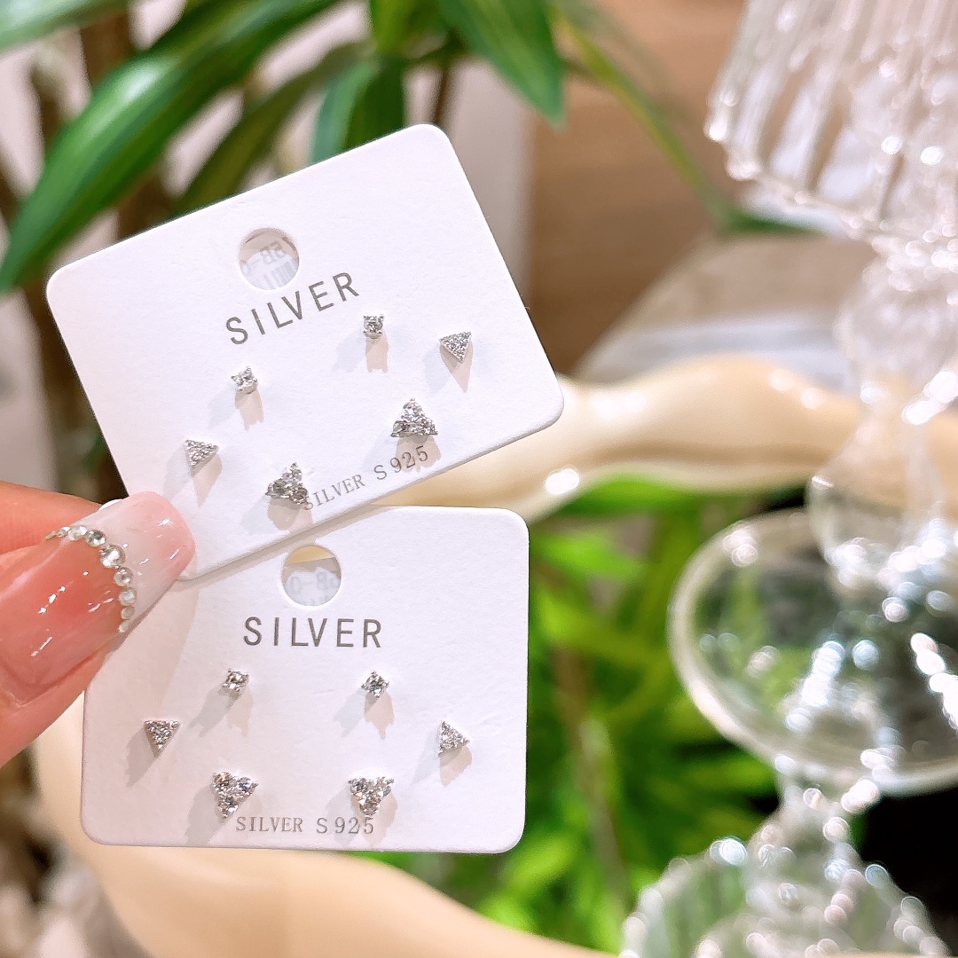 ファッションファインシルバーイヤリングシルバー 年次パーティー