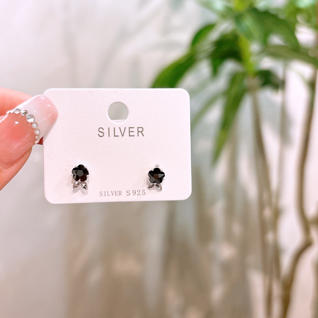 Solid Silver Earrings Minimalist Housewarming Silver