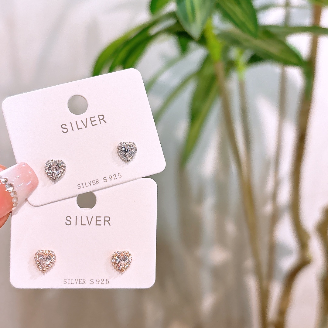 Low Allergy Silver Earrings Minimalist Anniversary Gold