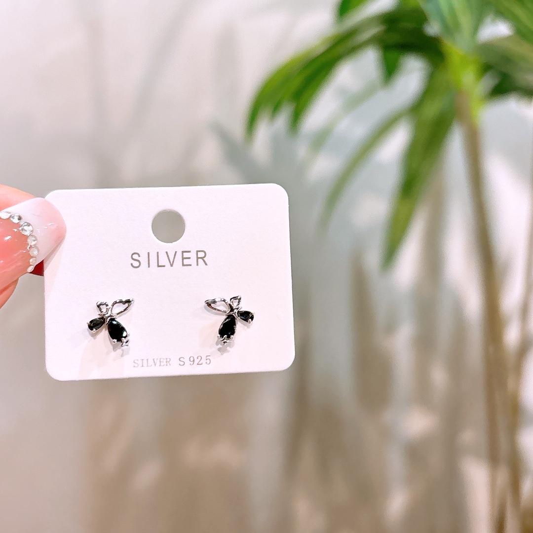 Nickelfreies Silber Ohrringe Süß & cool Geständnis Gold