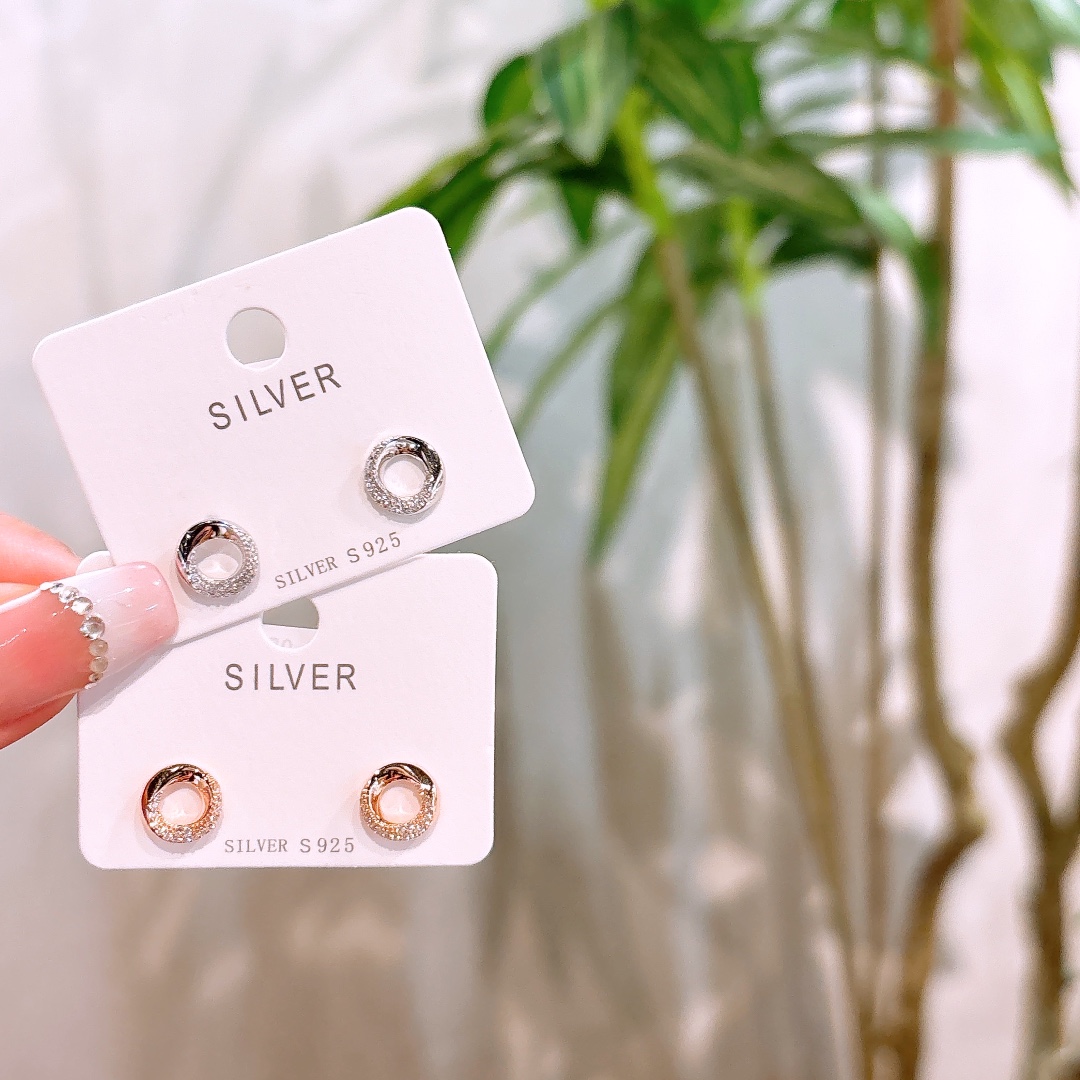 Hypoallergenic Silver Earrings Lively Bestie Gift Gold