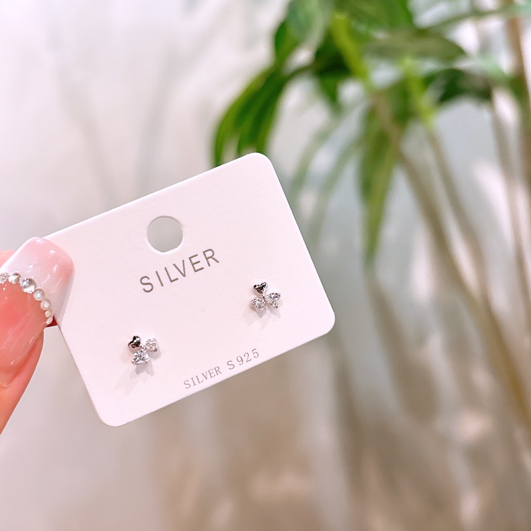 Low Allergy Silver Earrings Forest Party Gold