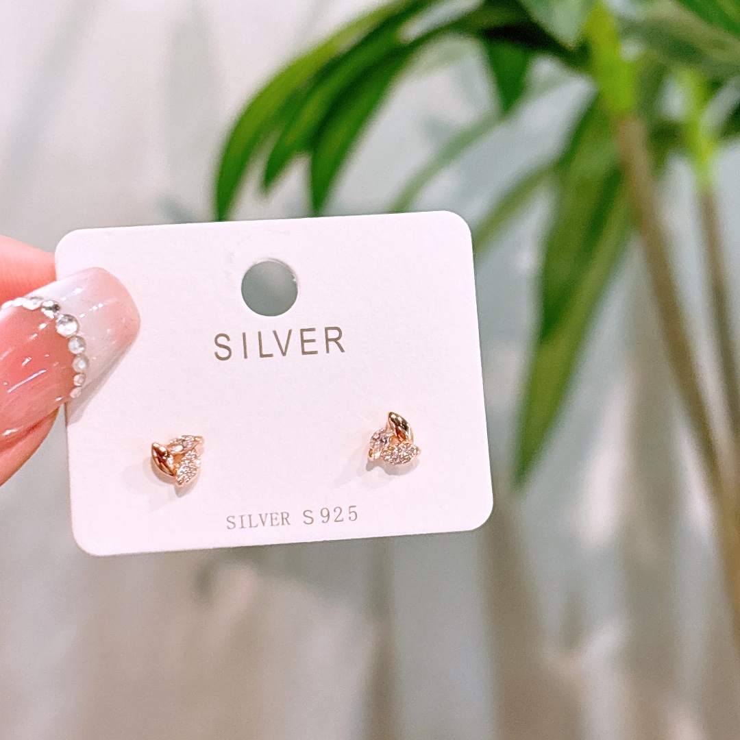 Solid Silver Earrings Artistic Gift for Her Silver