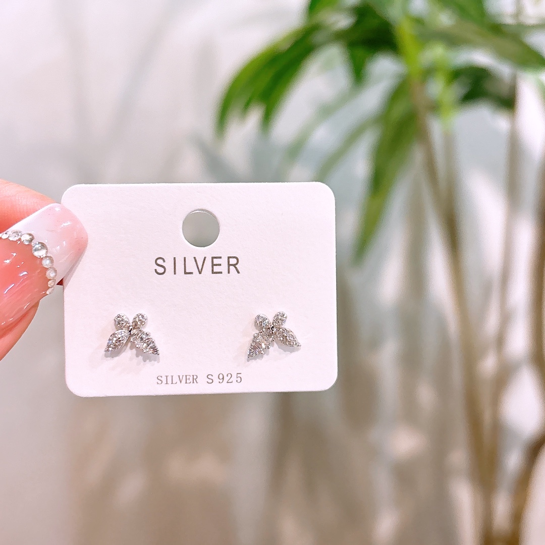 Solid Silver Earrings Pure Bestie Gift Gold