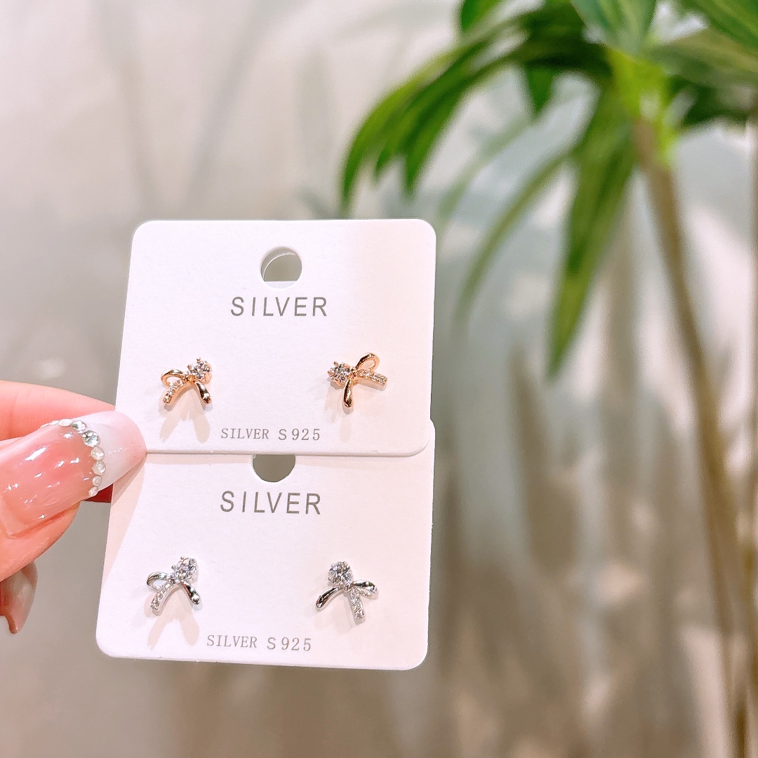 Low Allergy Silver Earrings Sweet & Cool Self-love Gold