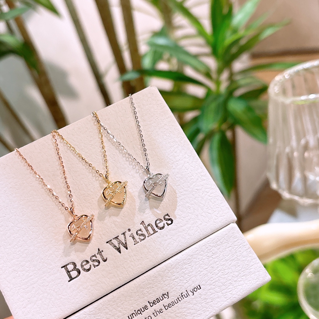 925 Silver Necklace Gentle Spring Festival Silver