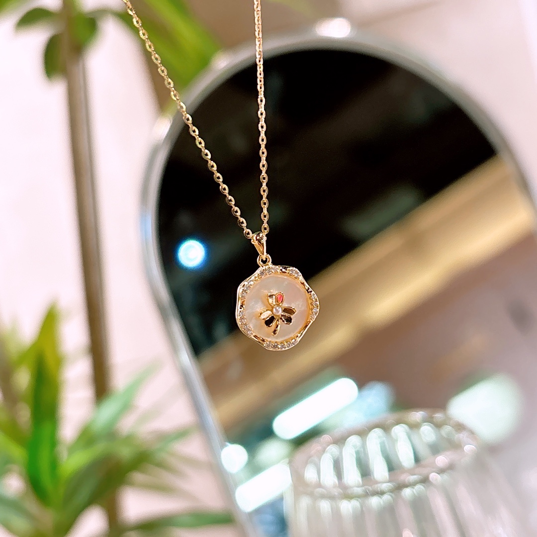 High Polish Silver Necklace Precision Anniversary Gold