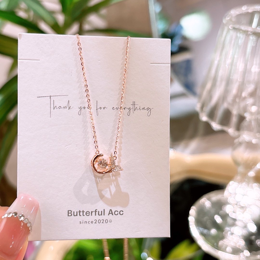 Solid Silver Necklace Chic Date Night Gold