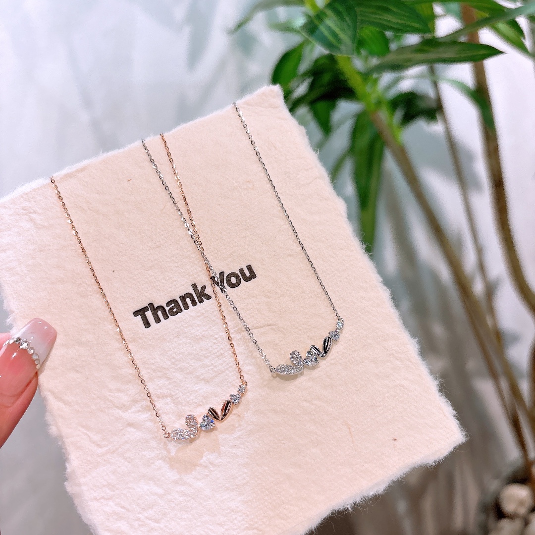 Hypoallergenic Silver Necklace Light Luxury Self-love Silver