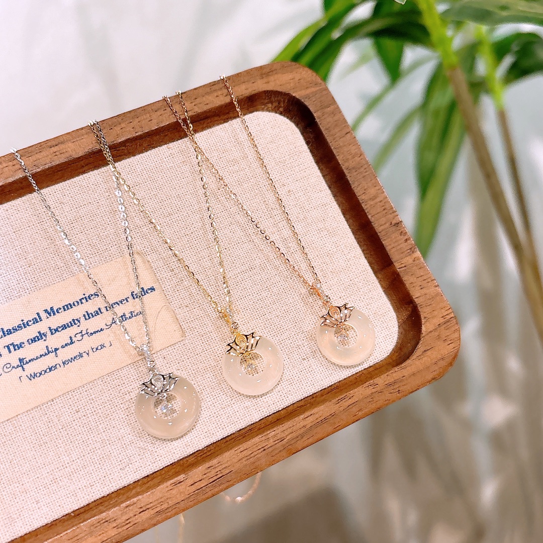 S925 Sterlingsilber Kette Ätherisch Geschenk für beste Freundin Gold