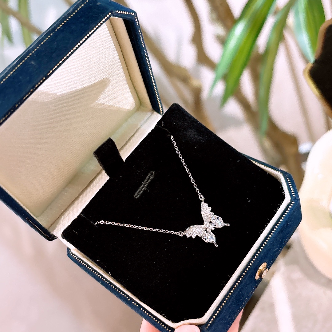 Massivsilber Kette Elegant Neujahr Gold