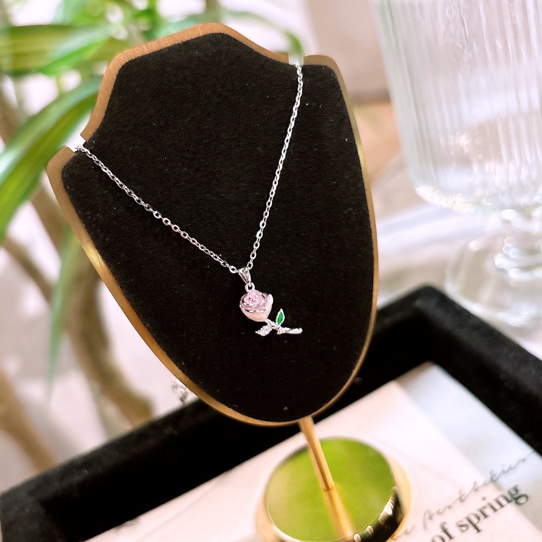 Hochglanzpoliertes Silber Kette Süß & cool Abschluss Silber