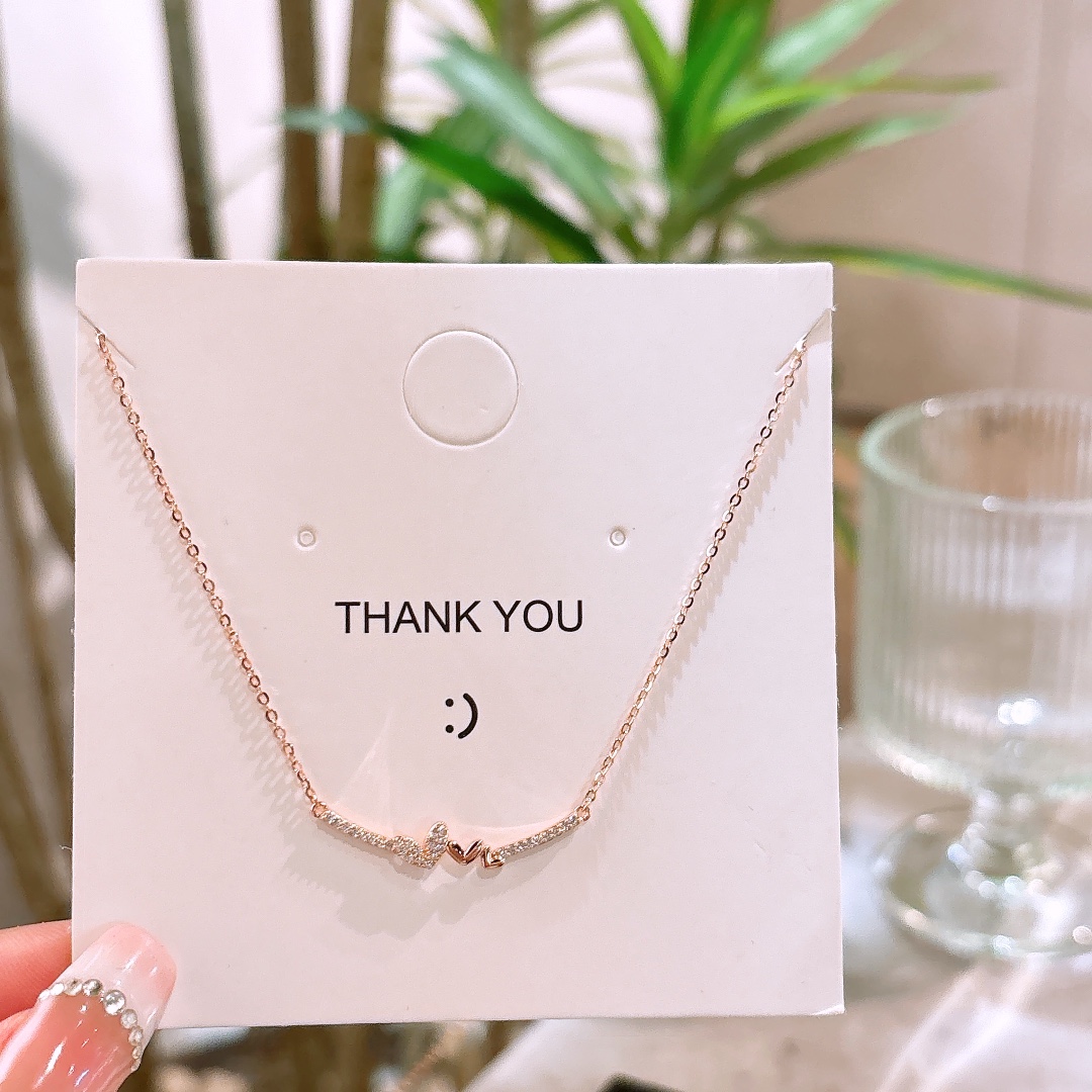 Solid Silver Necklace Sweet Teacher's Day Silver