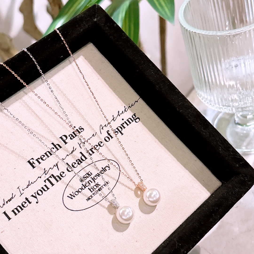 シック純銀ネックレスシルバー 職場