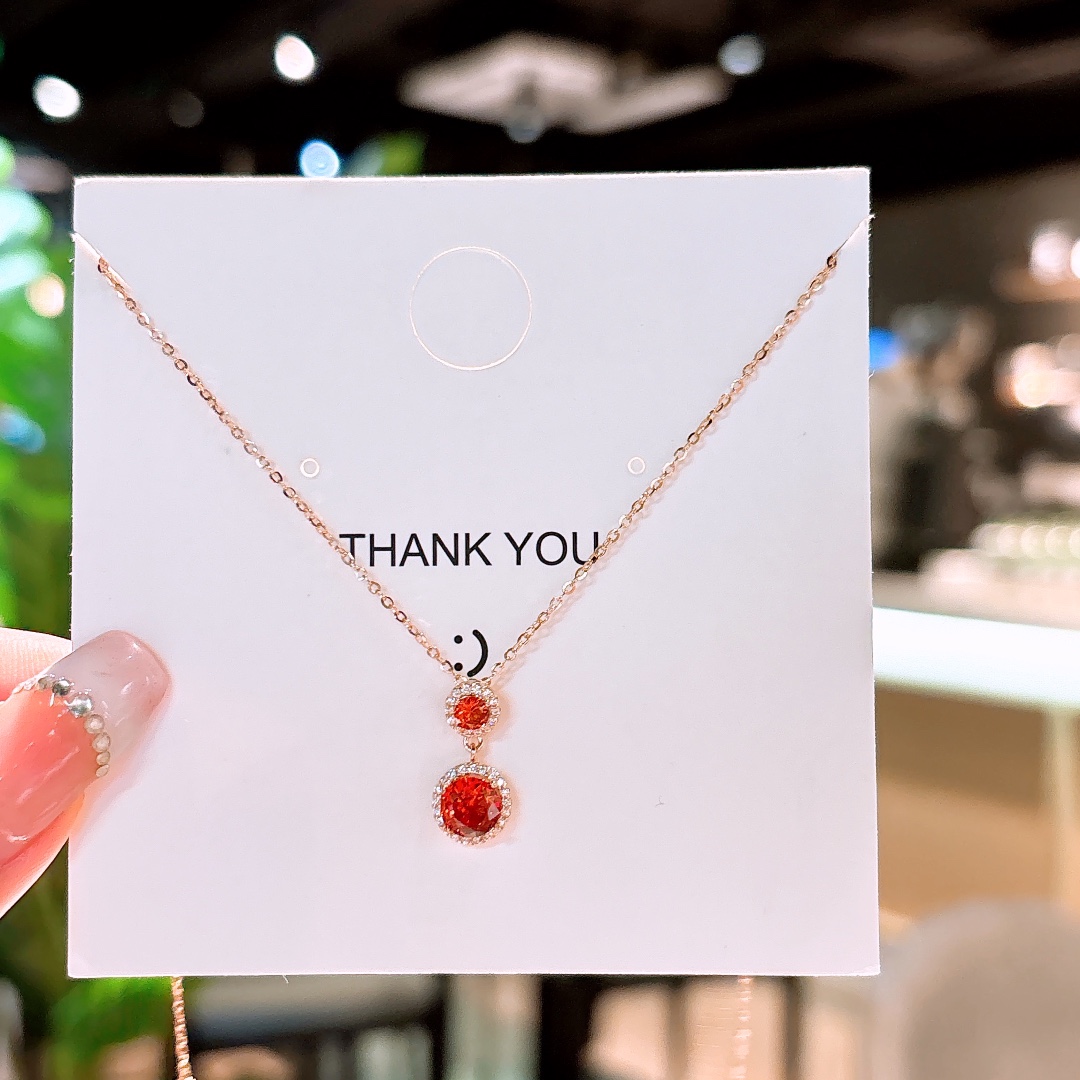 インスタ風S925スターリングシルバーネックレスシルバー ウェディングギフト