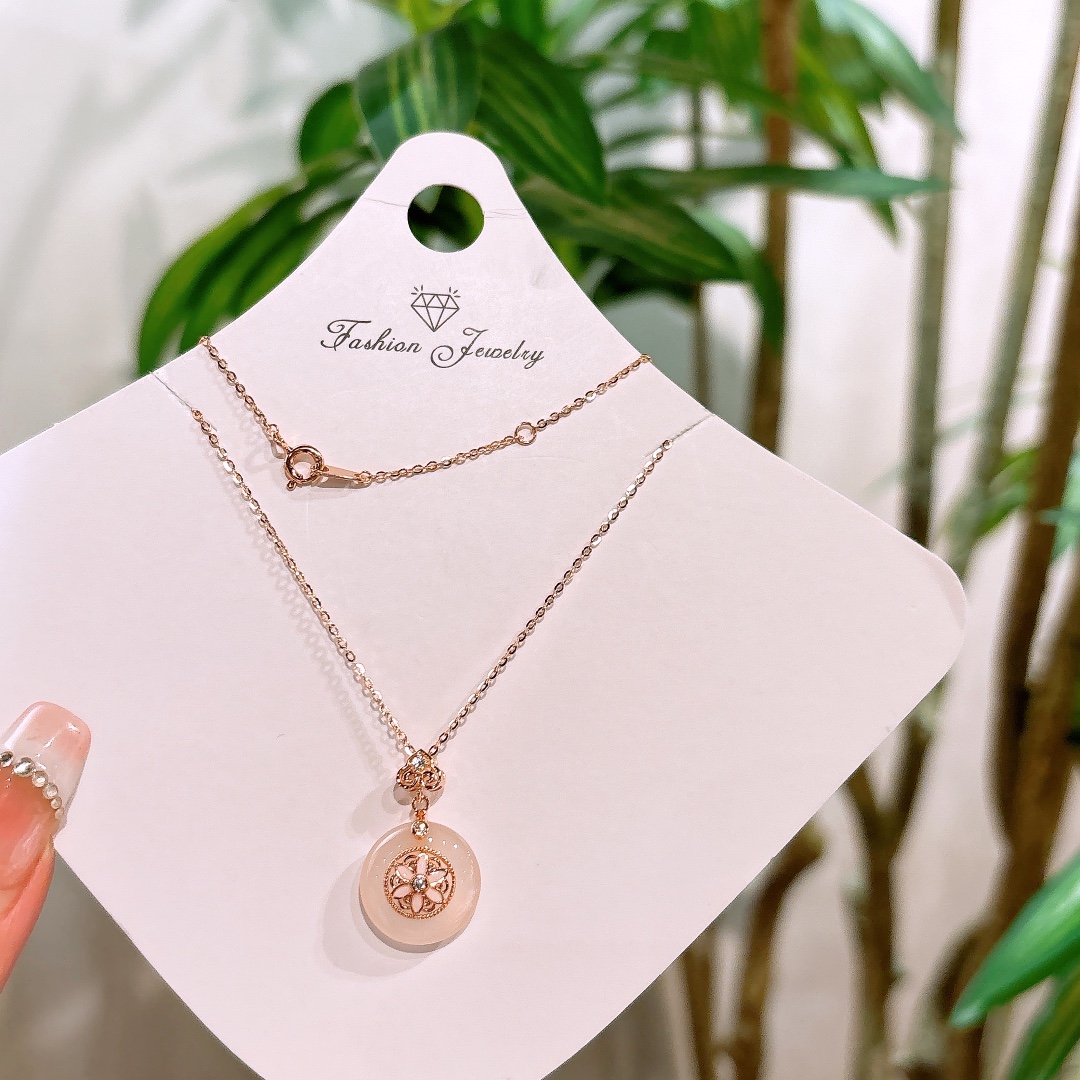 High Polish Silver Necklace Unique Mother's Birthday Gold