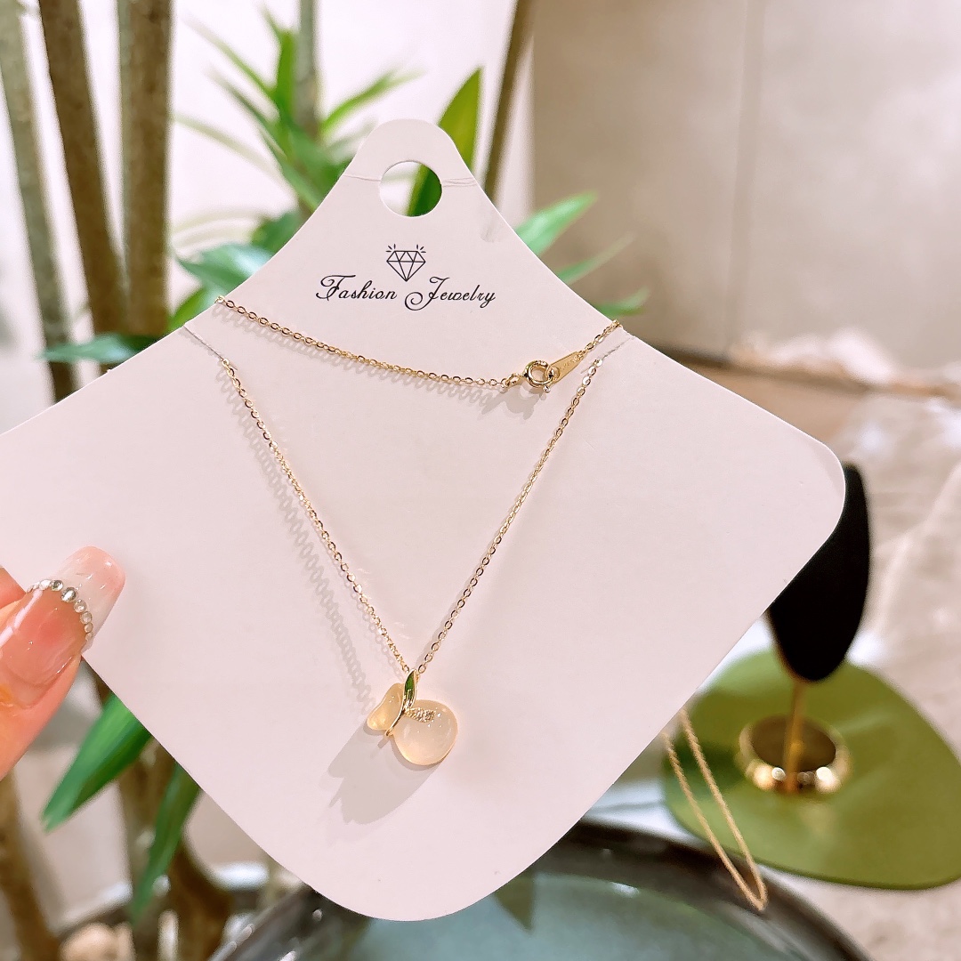 925 Silver Necklace Fashion Annual Party Gold