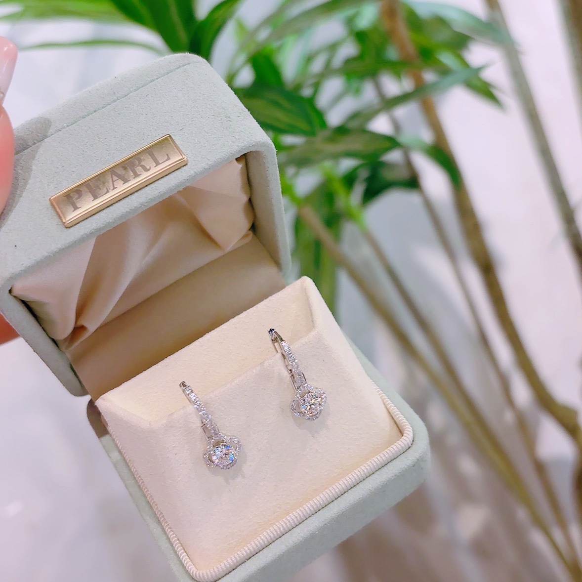 High Polish Silver Moissanite Ear Cuffs Minimalist New Year Gold