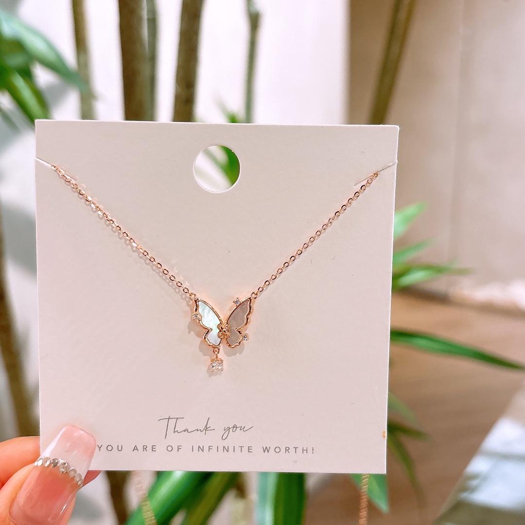 Hypoallergenic Silver Necklace Ins Style Valentine's Day Silver